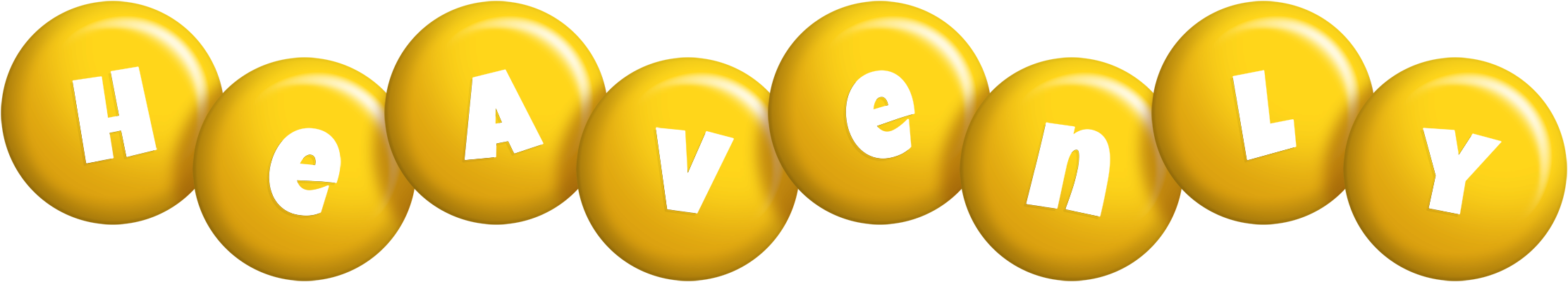 Heavenly candy-yellow logo