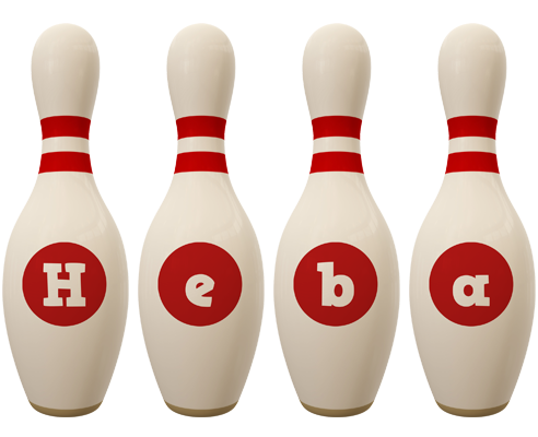 Heba bowling-pin logo