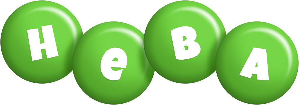 Heba candy-green logo
