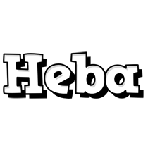 Heba snowing logo