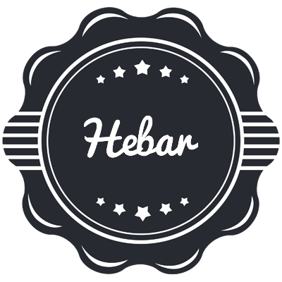 Hebar badge logo