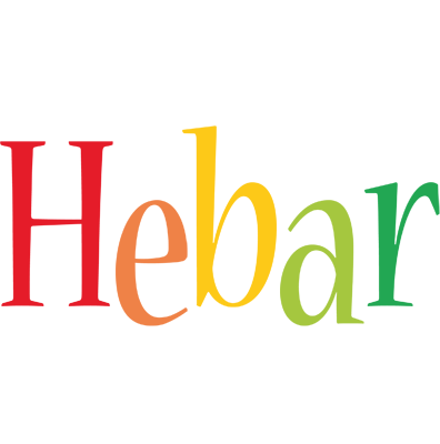 Hebar birthday logo