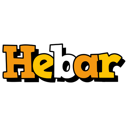 Hebar cartoon logo