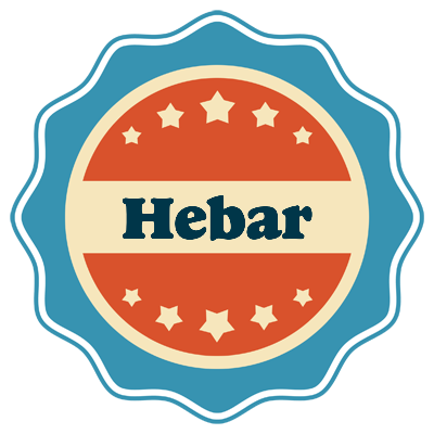 Hebar labels logo