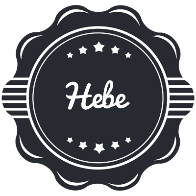 Hebe badge logo