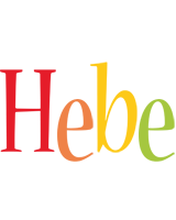 Hebe birthday logo