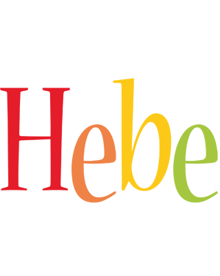Hebe birthday logo