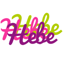 Hebe flowers logo