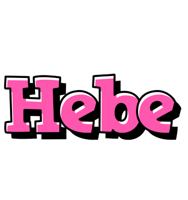 Hebe girlish logo