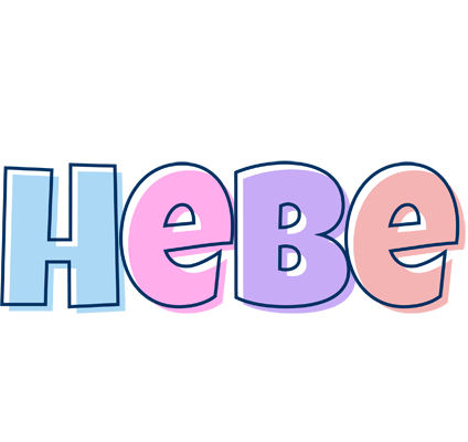 Hebe pastel logo