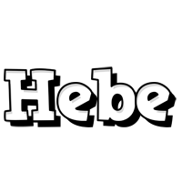 Hebe snowing logo