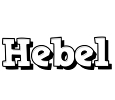 Hebel snowing logo