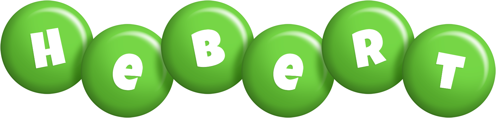 Hebert candy-green logo