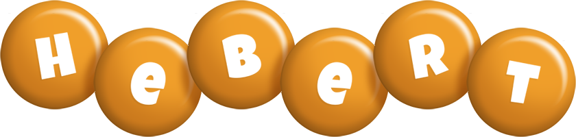 Hebert candy-orange logo