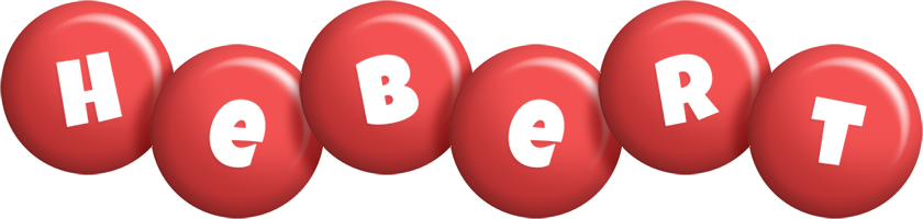 Hebert candy-red logo