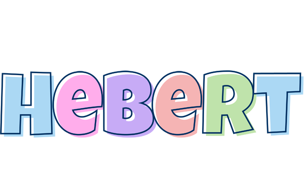Hebert pastel logo