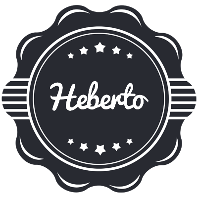 Heberto badge logo