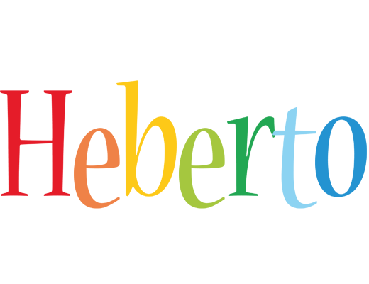 Heberto birthday logo