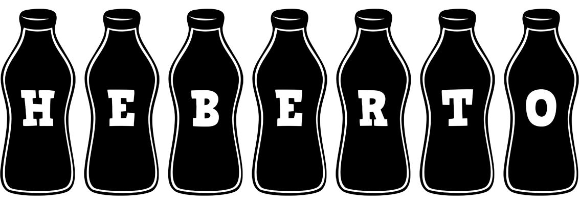 Heberto bottle logo