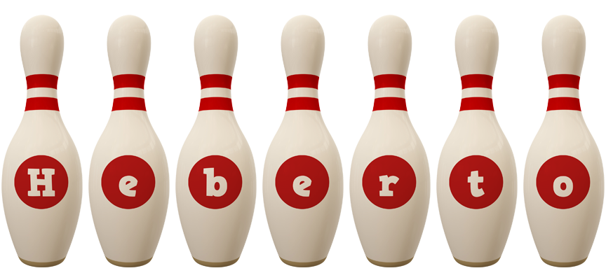 Heberto bowling-pin logo