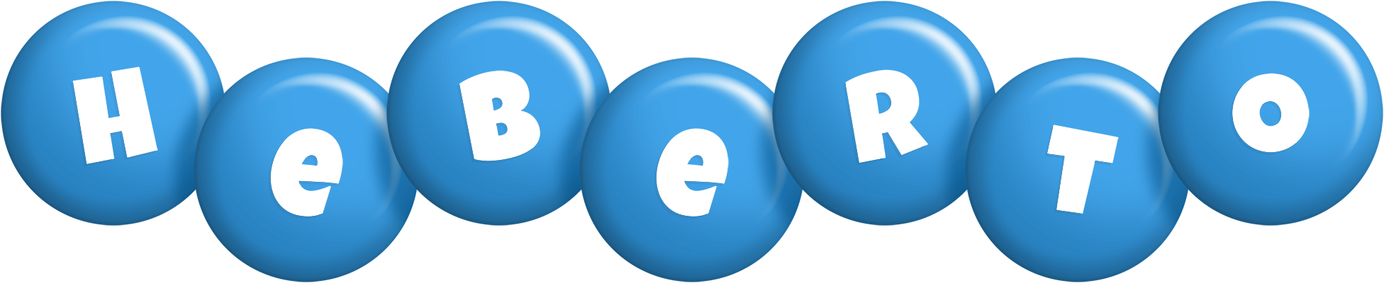 Heberto candy-blue logo