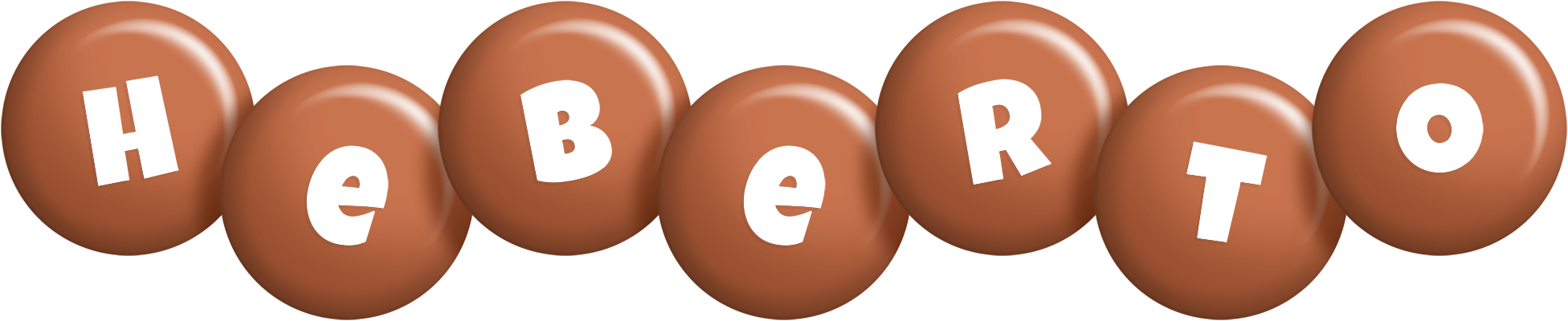 Heberto candy-brown logo