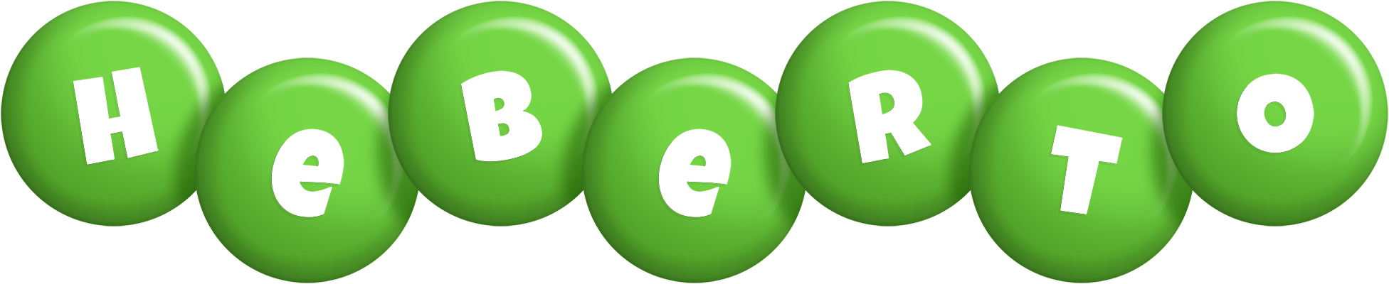 Heberto candy-green logo