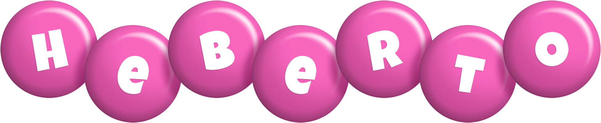 Heberto candy-pink logo