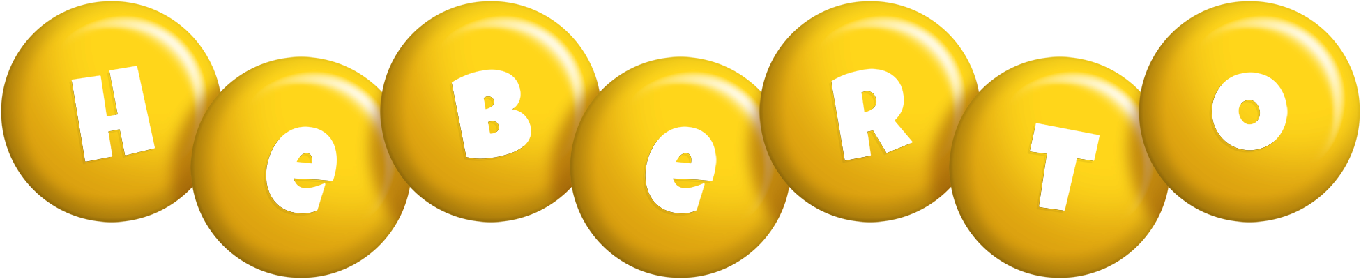 Heberto candy-yellow logo