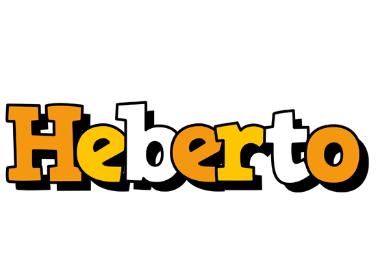 Heberto cartoon logo