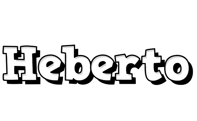 Heberto snowing logo