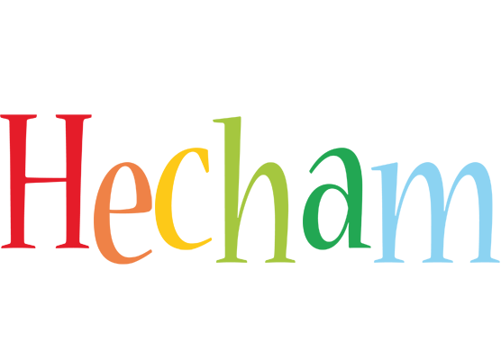 Hecham birthday logo