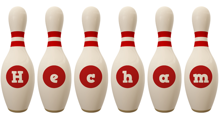 Hecham bowling-pin logo