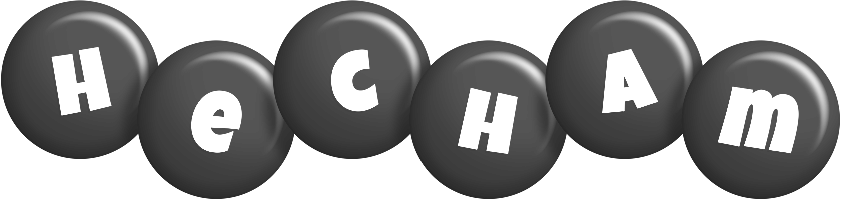 Hecham candy-black logo