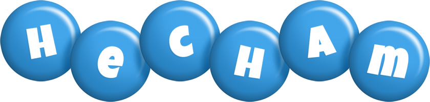 Hecham candy-blue logo