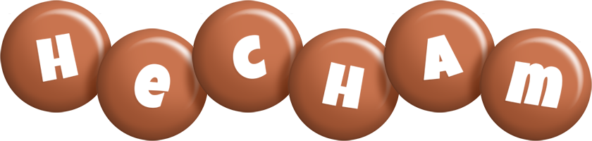 Hecham candy-brown logo