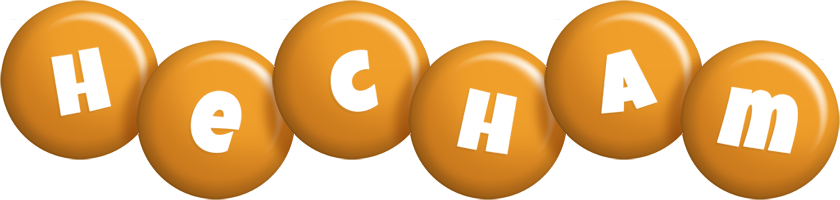 Hecham candy-orange logo