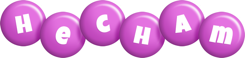 Hecham candy-purple logo