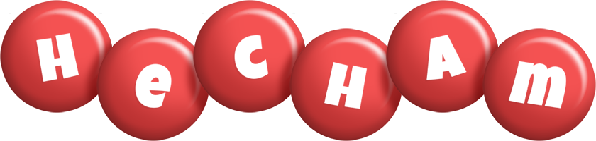 Hecham candy-red logo