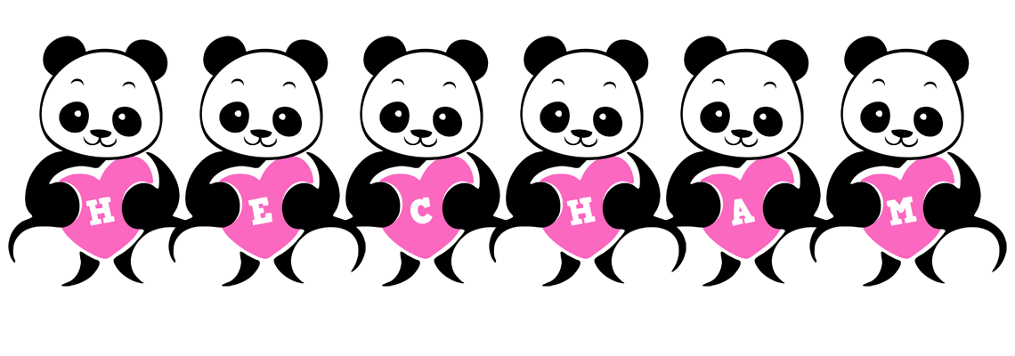Hecham love-panda logo