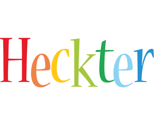 Heckter birthday logo