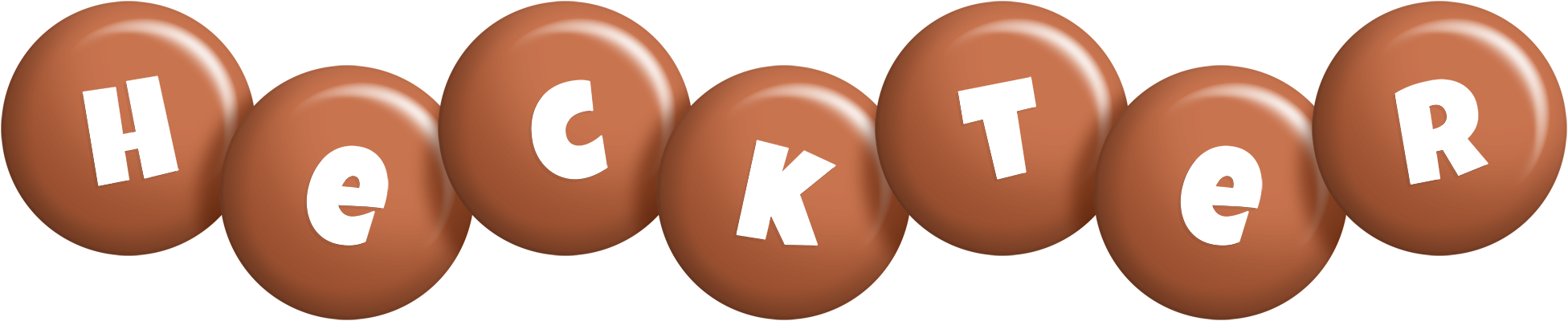 Heckter candy-brown logo