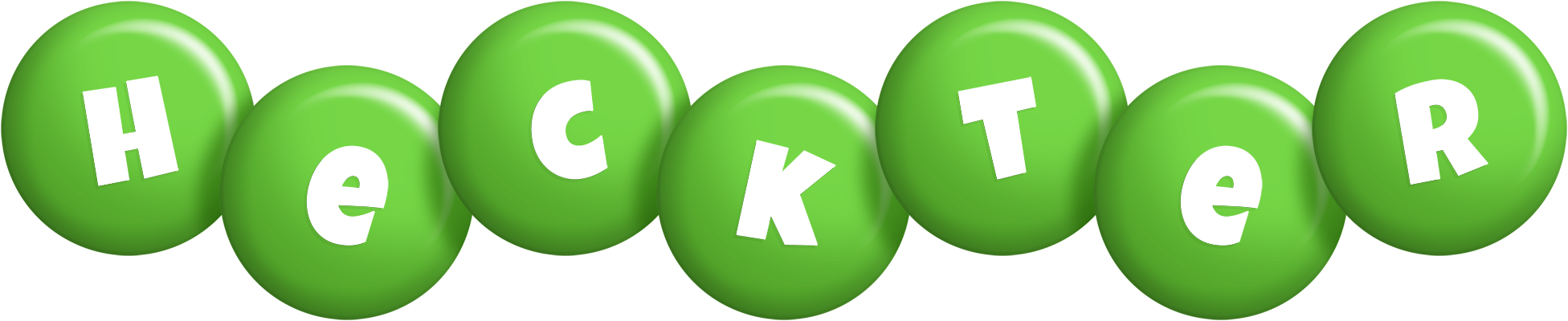 Heckter candy-green logo