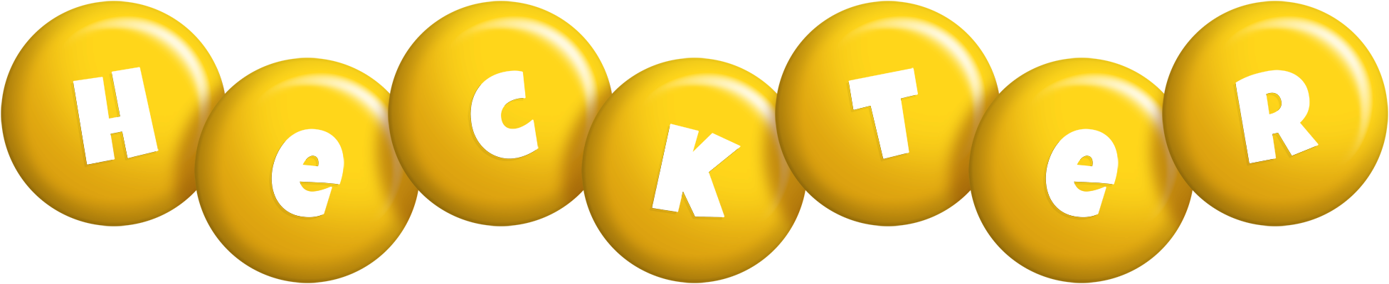Heckter candy-yellow logo