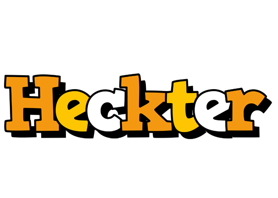 Heckter cartoon logo