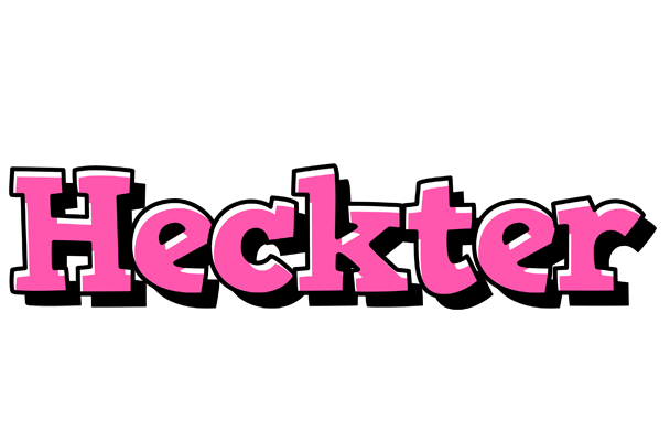 Heckter girlish logo
