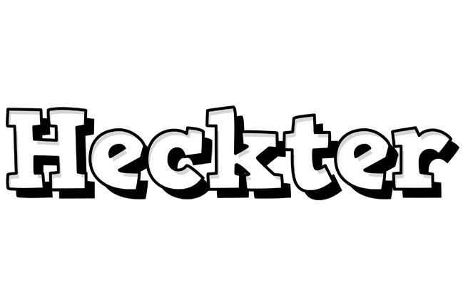Heckter snowing logo