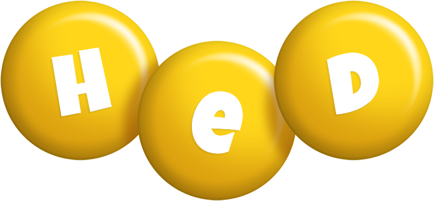 Hed candy-yellow logo