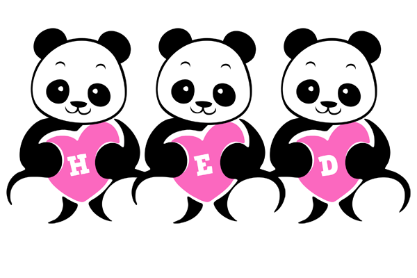 Hed love-panda logo