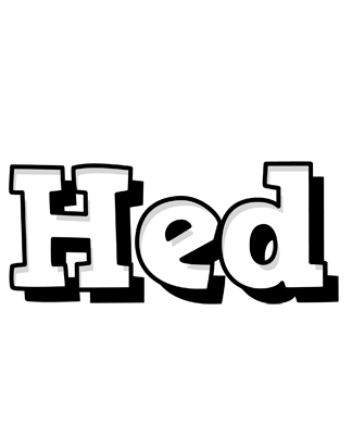 Hed snowing logo